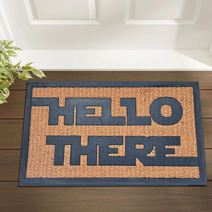 Hello There Funny Coir Doormat Hello There Welcome Front Porch Decor Doormat For The Entrance Way Outdoor - view 3