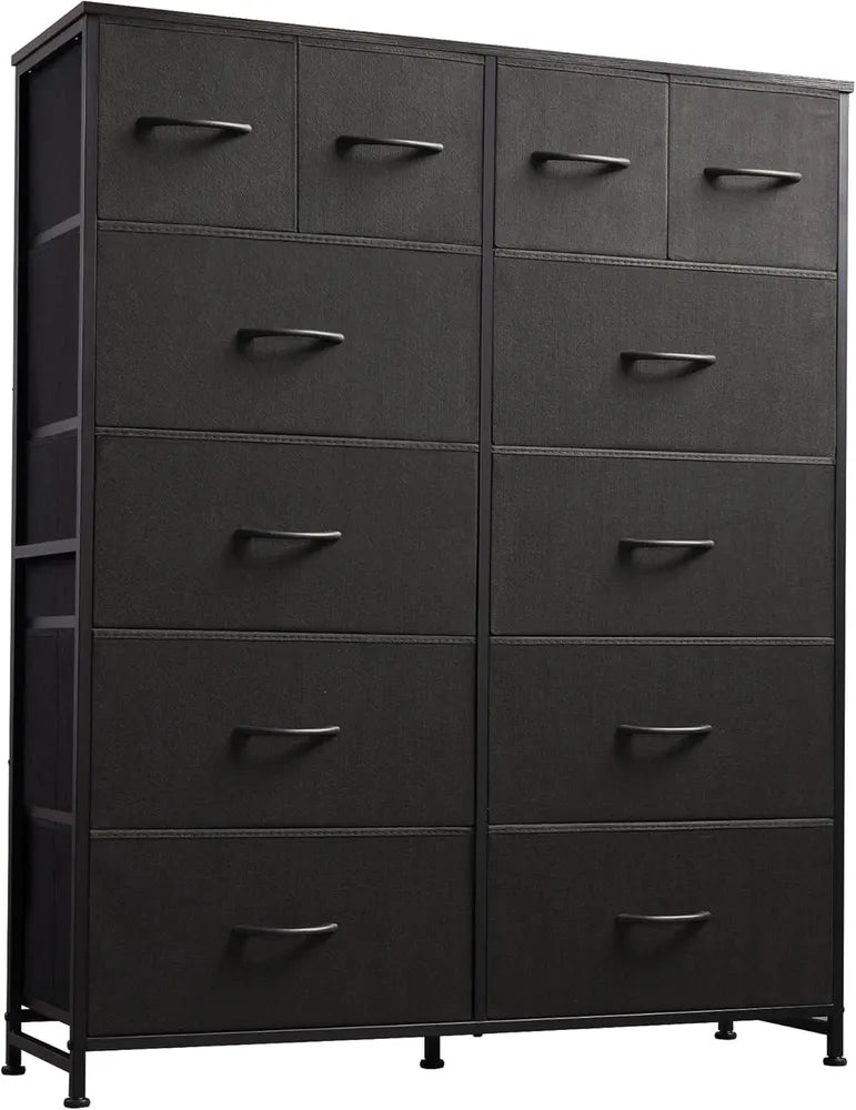 Tall Dresser For Bedroom With 12 Drawers, Dressers & Chests Of Drawers, Fabric Dresser For Closet, Living Room - view 4