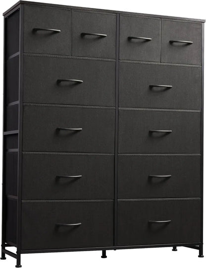 Tall Dresser For Bedroom With 12 Drawers, Dressers & Chests Of Drawers, Fabric Dresser For Closet, Living Room - view 4