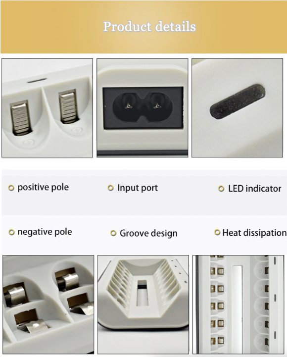 8 Slot Battery Charger For Ni-MH Ni-CD AA AAA Rechargeable Batteries Fast Charge - view 7