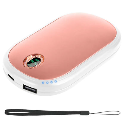 Rechargeable Hand Warmer Electric Hand Heater Portable Reusable Pocket Warmer Power Bank With Digital Display 2 Levels - view 6