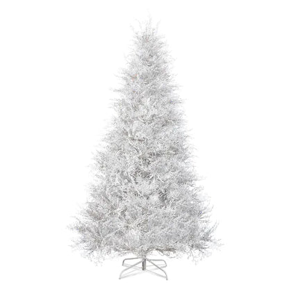 7 FT Artificial Christmas Tree With 400 Lights Stepless Dimming, 3 Color Modes