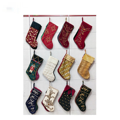 Beaded Embroidery Home Christmas Stocking - view 2