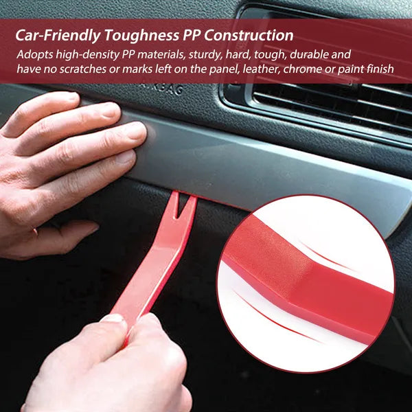 13 Pcs Car Trim Removal Tool Auto Door Panel Clip Dash Plastic Interior Radio Body Open Pry Kit - view 4