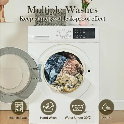 Qeils Washable Pee Pads For Dogs, 2 Pack Reusable Puppy Pads 36x41 Super Absorbent Leakproof Dog Training Pads - view 5