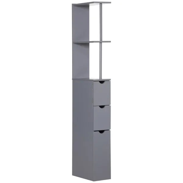 Bathroom Storage Cabinet-Grey - view 6