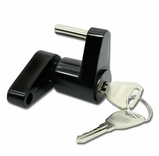 Trailer Hitch Coupler Lock Dia Span For Tow Boat RV Truck Car And 2 Keys - view 2