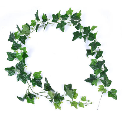 Artificial Rattan Green Plants, Rattan Piping Decorations Vines - view 2