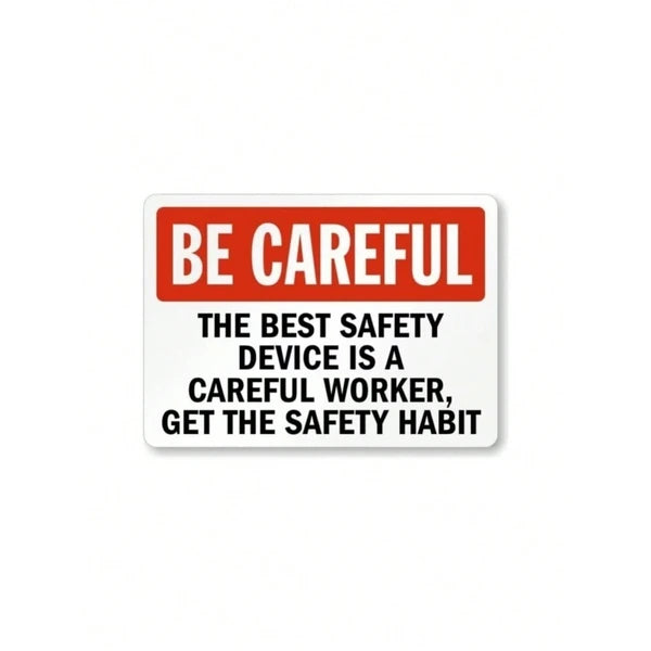 Enhanced Safety Warning Sign Weatherproof Metal For Outdoor And Indoor Use - view 2