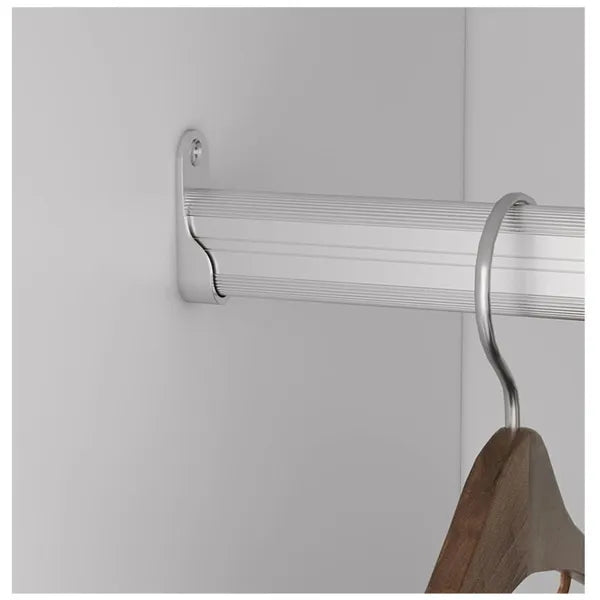 Livelylodge Modular Wardrobe Closet - Freestanding White Closet With Spacious Storage Shelves And Hanging Rods 70.86" W - view 2