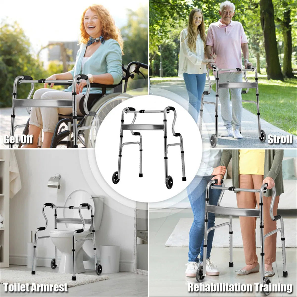Grey Walking Aid Foldable - view 7