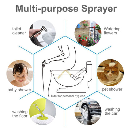 Bidet Sprayer for Toilet, Handheld Cloth Diaper Sprayer - view 10