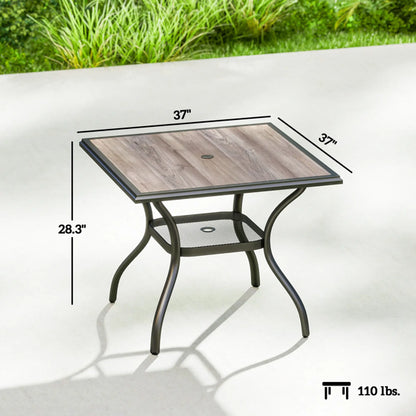 Square Outdoor Dining Table - view 4