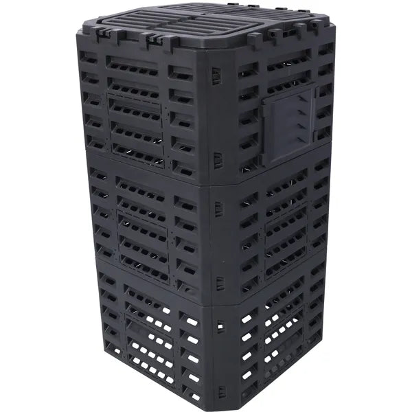 Garden Composter Bin Made From Recycled Plastic - 132 Gallons - 500Liter Large Compost Bin - view 6