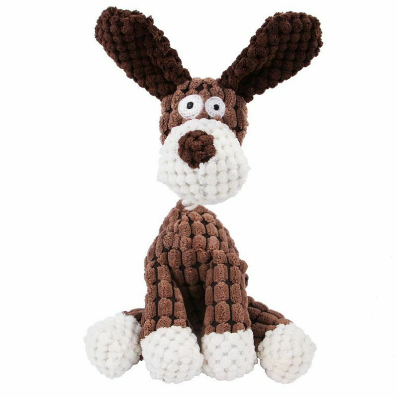 Dog Toy Play Funny Pet Puppy Chew Squeaker Squeaky Plush Sound Toys Clean Teeth - view 9