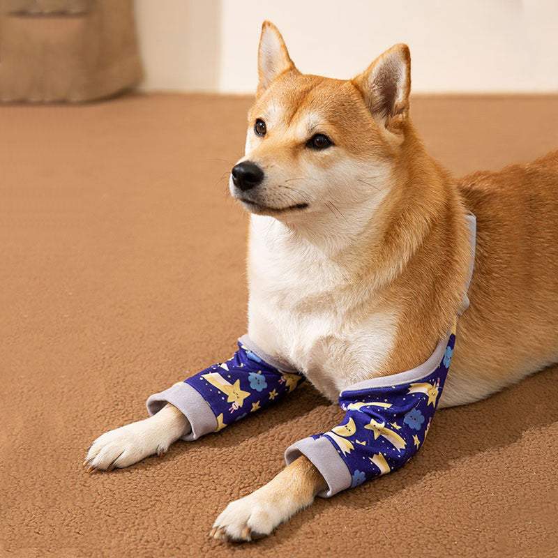 Dogs Knee Protector Pad For Calluses, Dog Knee Brace, Front Elbow Support Wrap - view 4