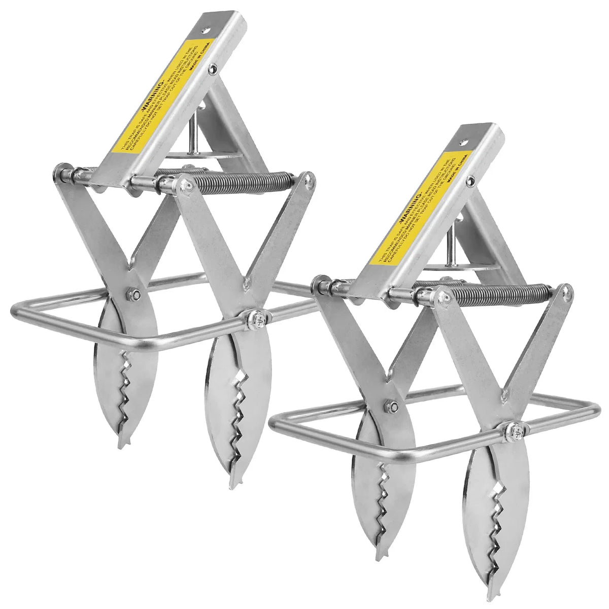 2PCS Easy Setup Mole Traps Outdoor Reusable Scissor Mole Gopher Rodent Control Trap Solid Metal Material For Lawn