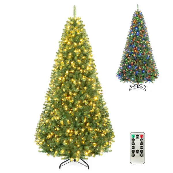 7 FT Pre-Lit Artificial Christmas Tree With 500 Dual Color LED Lights - view 2
