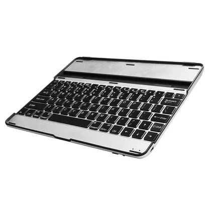Silver And Black Aluminum Alloy Wireless Keyboard Tablet Cover - view 4