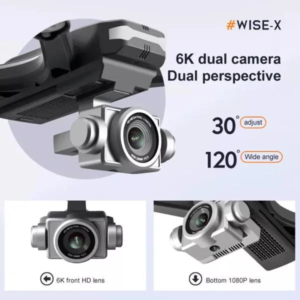 3 Battery V14 Professional Drone 6K HD Dual Camera Wifi FPV Portable RC Quadcopter, Drones Suitable For Adults-beginners - view 6
