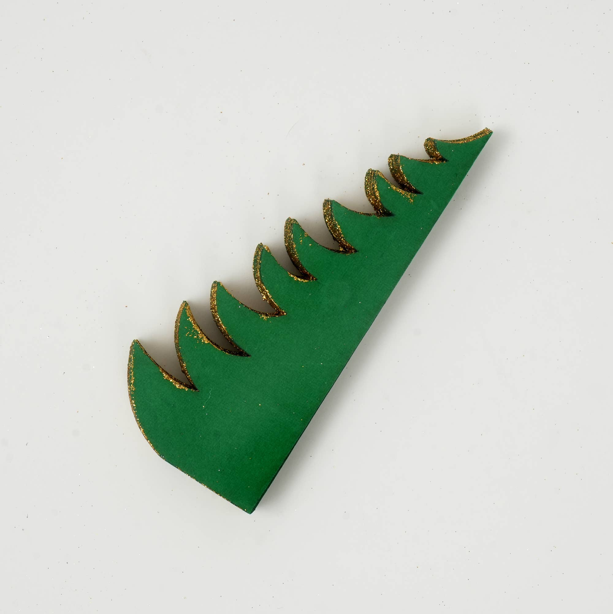 Handmade Green Paper Tree Festive Holiday-5.8X5.8X7inch - view 5