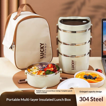 Stainless Steel Bento Box Compartmentalized Lunch Box