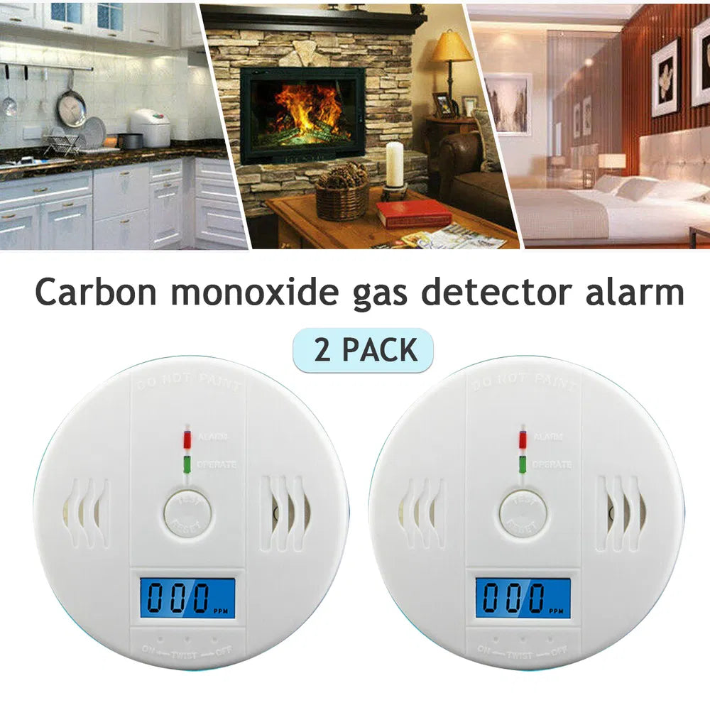 CO Detector Alarm LCD Combination CO Carbon Monoxide Gas Battery Warning Home - view 8
