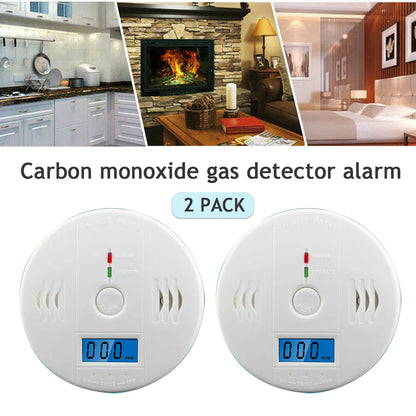 CO Detector Alarm LCD Combination CO Carbon Monoxide Gas Battery Warning Home - view 8