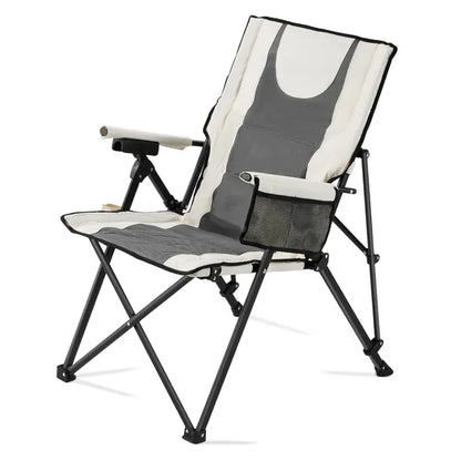 VEVOR Heated Camping Chair, 3 Heat Settings, High Back Folding Camping Chair, Supports 260lbs