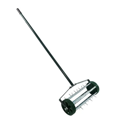Heavy Duty Rolling Lawn Aerator,Rolling Lawn Aerator, Rotary Push Tine Spike Soil Lawn Aerator Gardening Tool - view 6