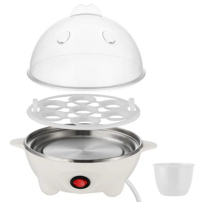 Electric Egg Cooker 7-Capacity BPA-Free Hard-Boiled Egg Maker W Auto-Off Measuring Cup - view 2