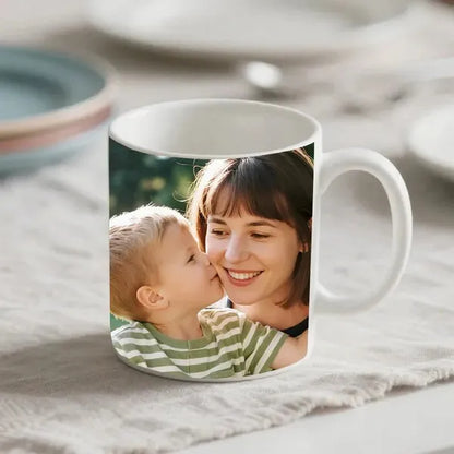Custom Mug 11oz Christmas Photo Gift - Must Upload The Image - view 7