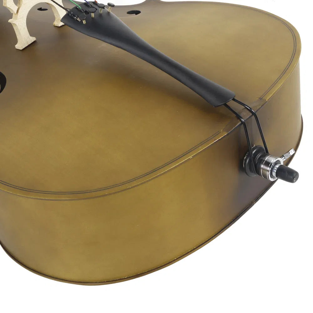 4/4 Acoustic Cello Case Bow Rosin Wood Color (Old code:86308904) - view 10
