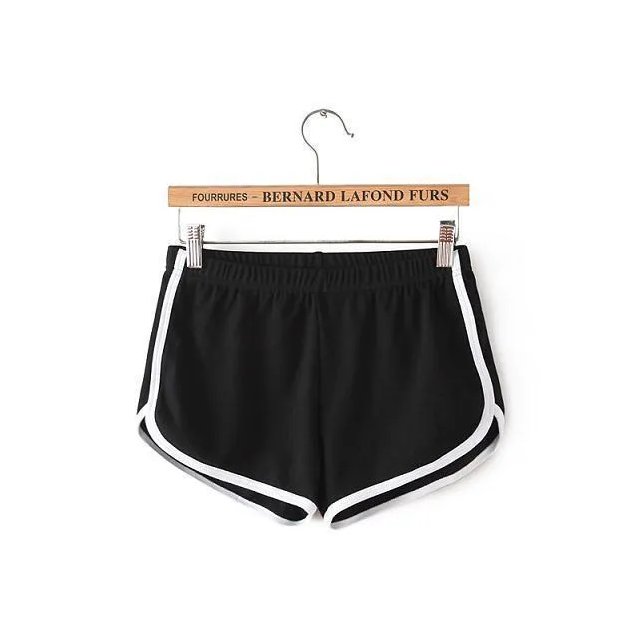 High Waist Drawstring Lounge Shorts Summer Casual Loose Fit Cotton Shorts For Women - view 3