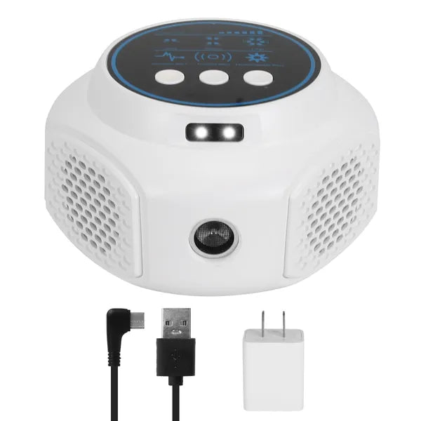 360° Ultrasonic Mice Repellent Indoor Rodent Repeller Rat Squirrel Rodent Chaser With 3 Modes 2 Strobe Lights