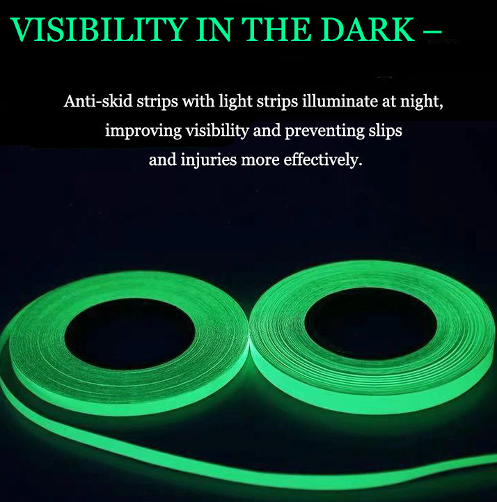 2PC Luminous Tape Self Adhesive Glow In The Dark Wall Sticker Fluorescent Light - view 3