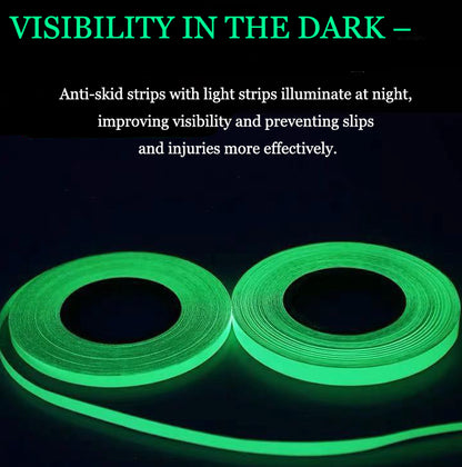 2PC Luminous Tape Self Adhesive Glow In The Dark Wall Sticker Fluorescent Light - view 3