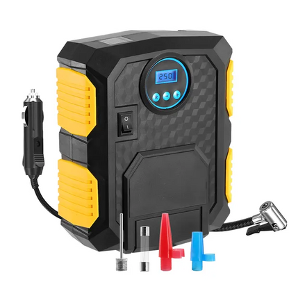 Tire Inflator 12V DC 120W 150PSI Tire W LCD Electric Air Compressor 25L Min Large Air Flow