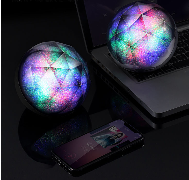 LED seven-color bluetooth speaker magic ball bluetooth speaker - view 3
