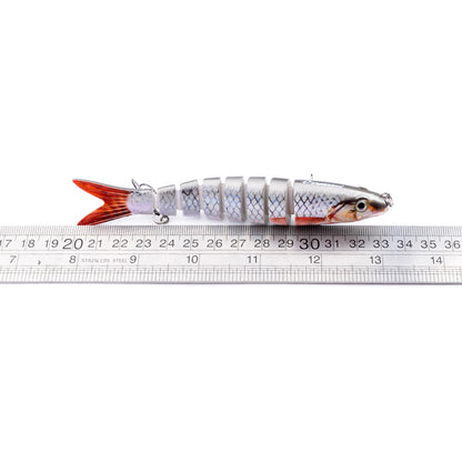 Pike Fishing Lures Artificial Multi Jointed Sections Hard Bait Trolling Pike Carp Fishing Tools - view 2