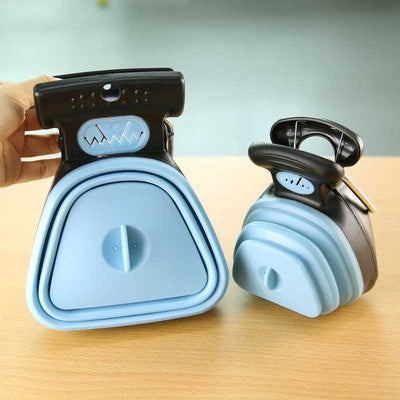 Dog Pet Travel Foldable Pooper Scooper With 1 Roll Decomposable bags Poop Scoop Clean Pick Up Excreta Cleaner Epacket