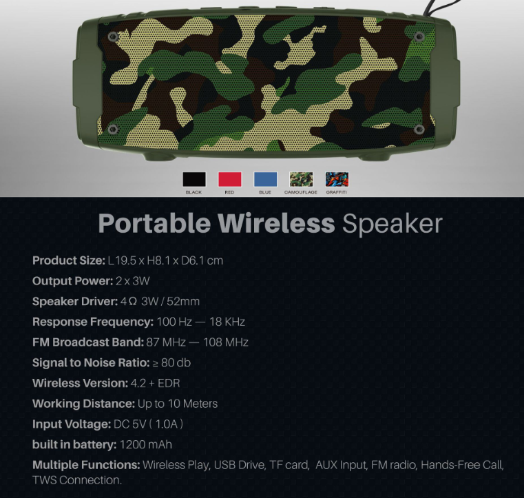 Portable Bluetooth Speaker - view 3