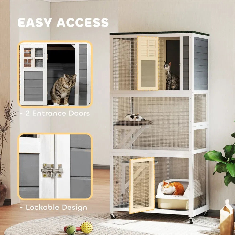 Pet Stairs/Cat Climbing Tower/Cat House - view 6