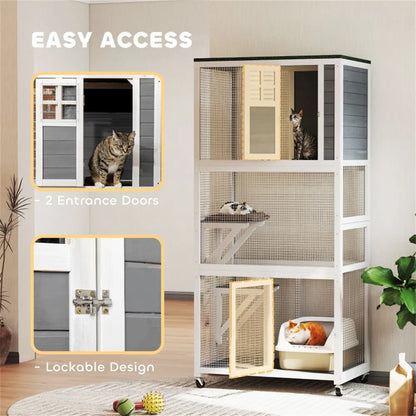 Pet Stairs/Cat Climbing Tower/Cat House - view 6