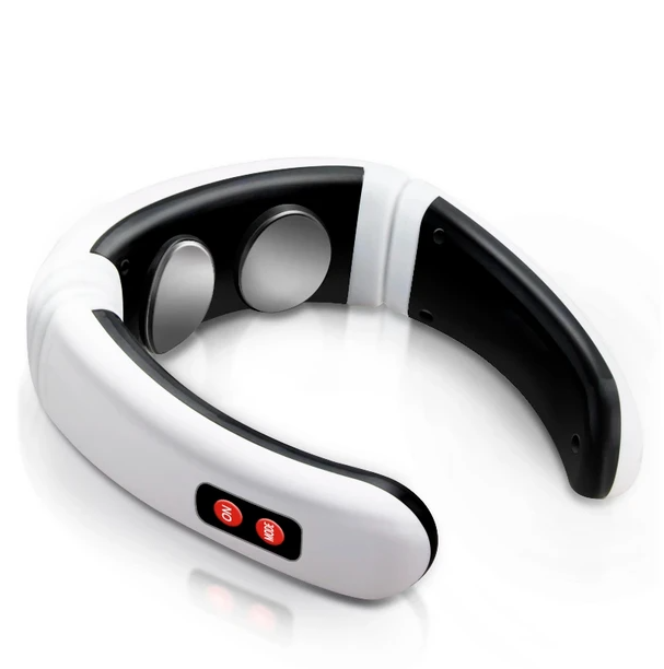 Electric Cervical Pulse Neck Massager Muscle Relax Massage Magnetic Therapy US - view 5