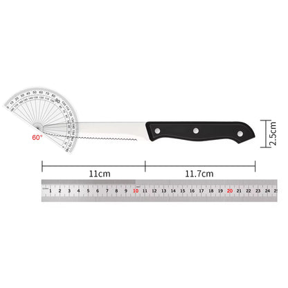 12-piece Kitchen Knife And Accessory Set With High-carbon Stainless Steel Blades, Including Meat And Steak Knives - view 3