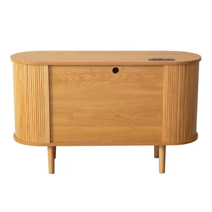 Fralimk Sideboard Buffet Cabinet With Storage, Modern Fluted Storage Cabinet For Dining Room - view 2