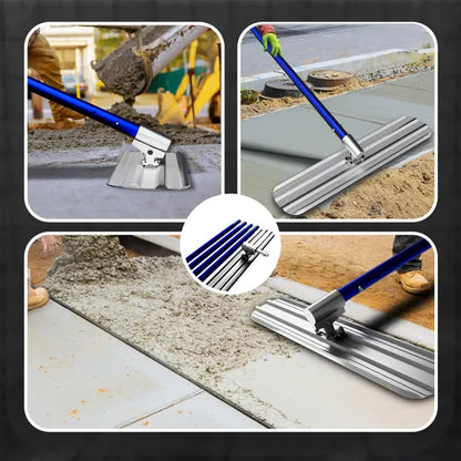 Bull Float Concrete Tools,48''×8'' Magnesium Aluminum Alloy Concrete Float with 4 Combinable Handles - view 2