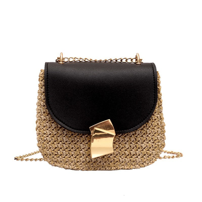 Straw Crossbody Bag - view 5