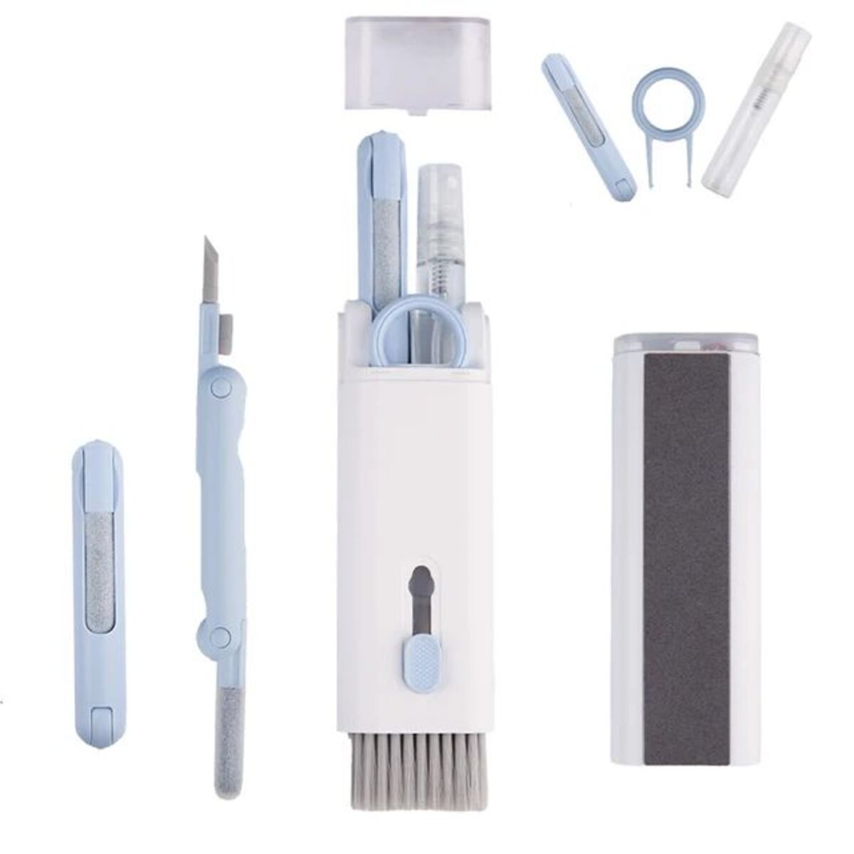 7 In 1 Computer Keyboard Cleaner Brush Kit Earphone Cleaning Pen For Headset Keyboard Cleaning Tools Cleaner Keycap - view 8